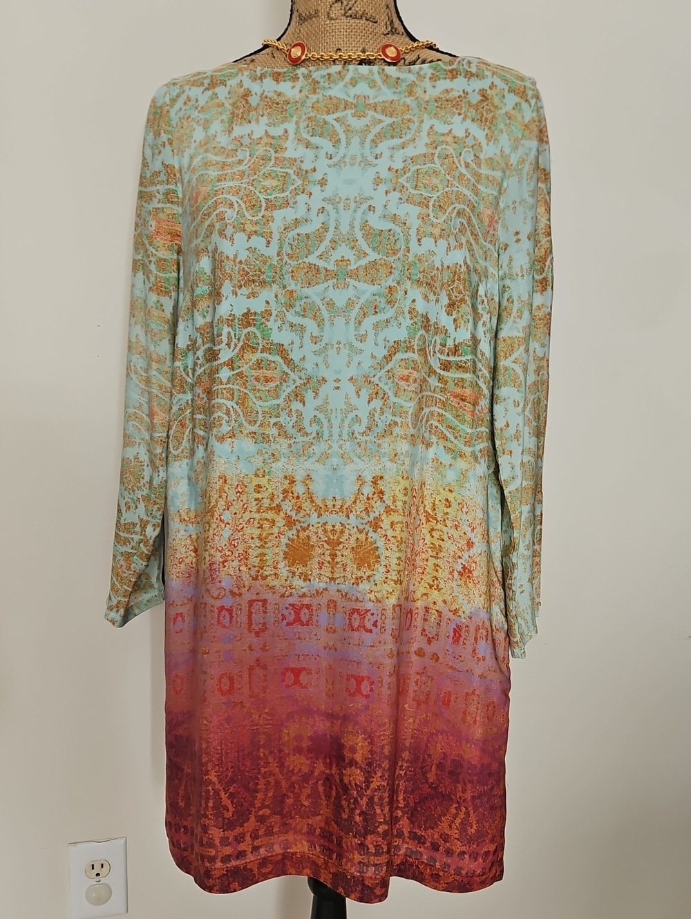 Maeve Silk Dress, Size M. - Picture 2 of 12